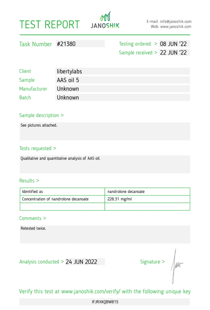 Nandrolone Decanoate 250mg